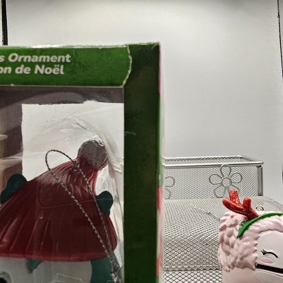 Squishmallow Christmas Ornaments - Penguin and Pink Yeti. Box has tear in it. - Picture 6 of 6